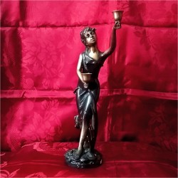 Bronze Candelabra Statue