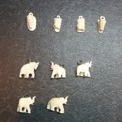 Set 4 Faces + 5 Elephants