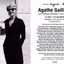 Invitation Agathe Gaillard chez agnès b