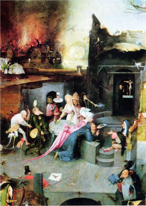 Temptation of St. Anthony (detail) - Hieronymus Bosch 3