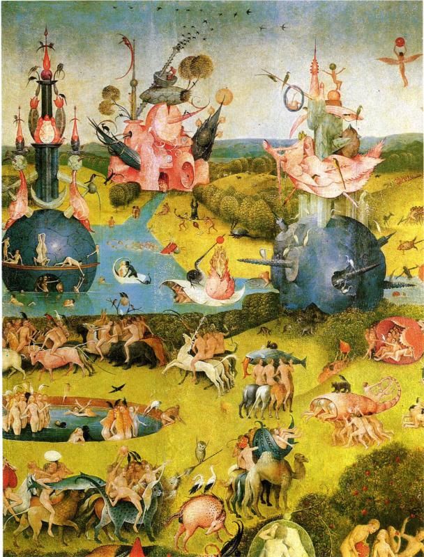 The Garden of Earthly Delights (detail) - Hieronymus Bosch, 1510-1515 a