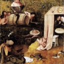 Allegory of Gluttony and Lust - Hieronymus Bosch, 1490-1500