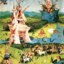 The Garden of Earthly Delights (detail) - Hieronymus Bosch a
