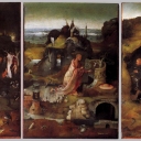 Hermit Saints Triptych - Hieronymus Bosch, 1505