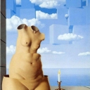 Delusions of grandeur - Rene Magritte, 1948
