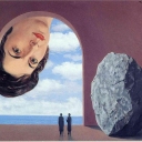 Portrait of Stephy Langui - Rene Magritte, 1961