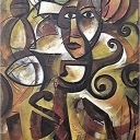 La Negra - Antonio Pessoa 1998 ( acrylic on canvas )