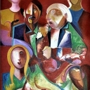 The Calvet family - Antonio Pessoa 2001 ( oil on canvas )