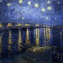 The Starry Night - Vincent van Gogh, 1888