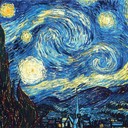 The Starry Night - Vincent van Gogh, 1889
