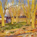 Avenue of Plane Trees near Arles Station, 1888