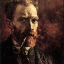 Self-Portrait with Pipe, 1886
