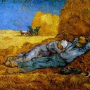 Rest Work (after Millet) - Vincent van Gogh, 1890