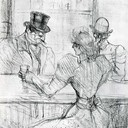 At the Bar Picton, Rue Scribe - Henri de Toulouse-Lautrec, 1896