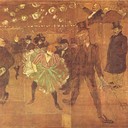 Booth of La Goulue at the Foire du Trone (Dance at the Moulin Rouge) - Henri de Toulouse-Lautrec, 1895