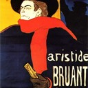 Ambassadeurs Aristide Bruant in his cabaret - Henri de Toulouse-Lautrec, 1892