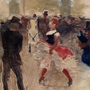 A l Elysee Montmartre - Henri de Toulouse-Lautrec, 1888