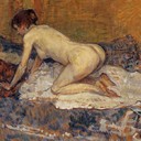 Crouching Woman with Red Hair - Henri de Toulouse-Lautrec, 1897
