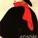 Aristide Bruant in his cabaret - Henri de Toulouse-Lautrec, 1892